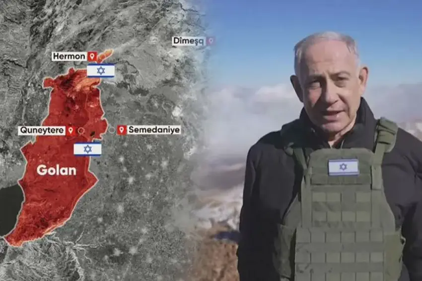 Netanyahû ji Çiyayê Hermonê peyam da: Em ê venekişin