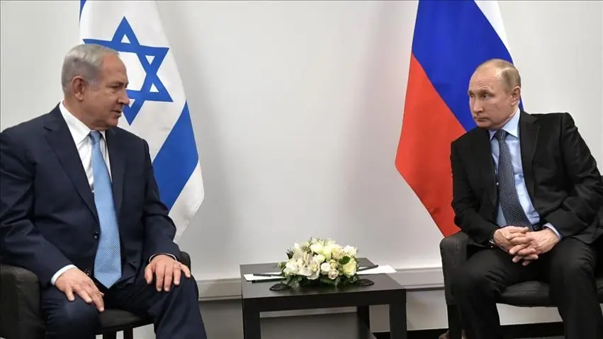 Benyamin Netanyahu ve Putin görüştü