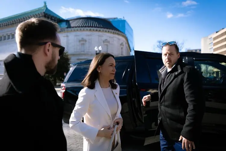 Beyaz Saray’da Machado–Trump görüşmesi