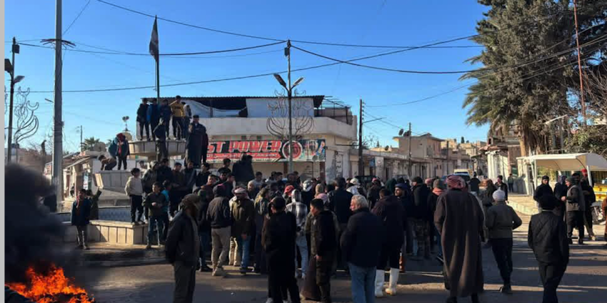 Li Serêkaniyê û Girê Spî xwepêşandan hatin kirin