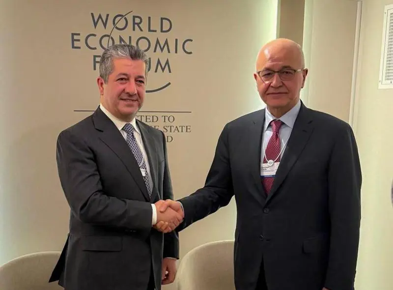 مەسروور بارزانی لەگەڵ بەرهەم ساڵح کۆبووەوە