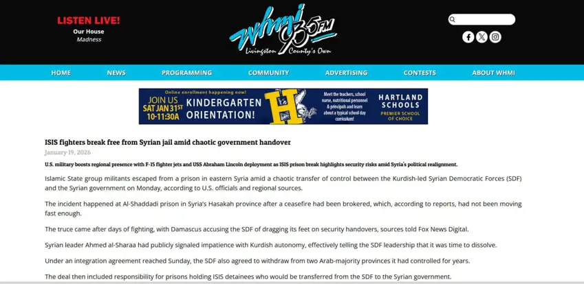 " Fox News " : سوپای ئەمریکا بە فڕۆکەی جەنگی ئێف  (15) بوونی خۆی لە ناوچەکەدا بەهێزتر دەکات