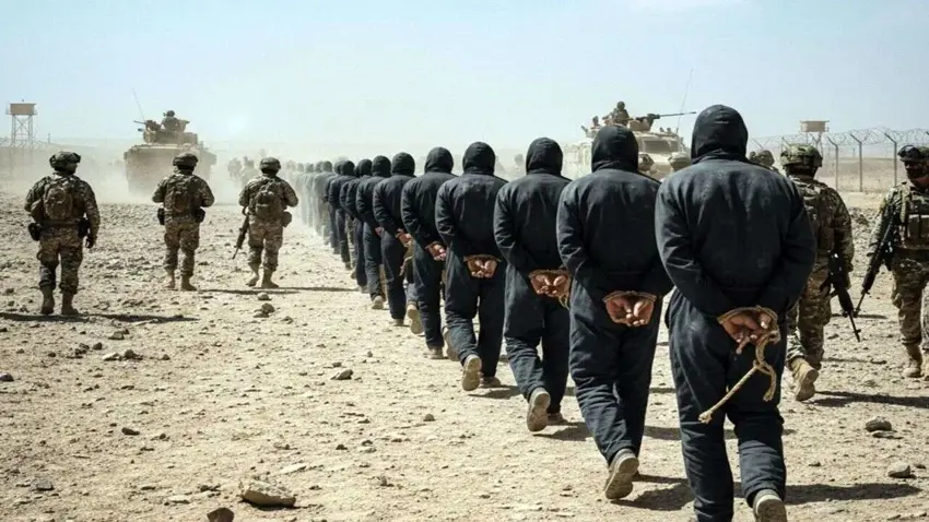 ABD, 150 IŞİD tutuklusunu Suriye’den Irak’a nakletti