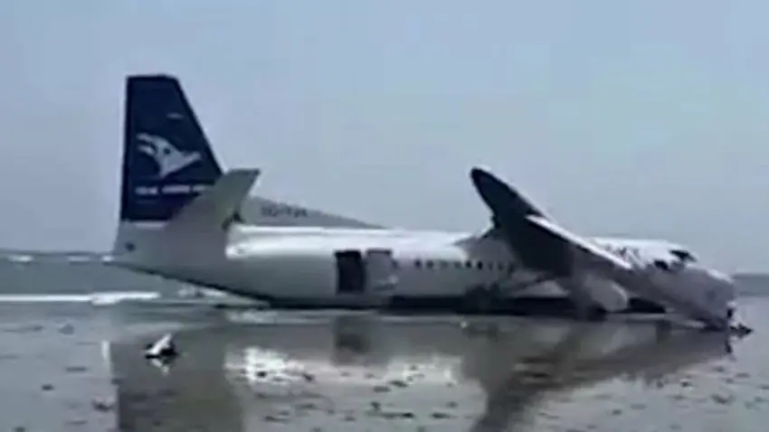 Balafir xwe danî 0kyanûsa Hindê û rêwiyan tehliye kirin