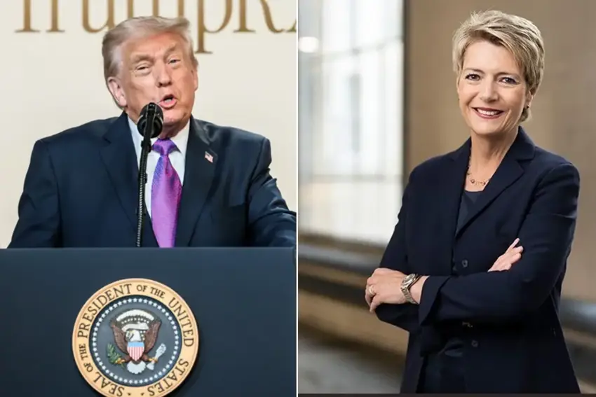 Trump, sedema danîna bacê %39 bo ser Îsvîçrê ragihand