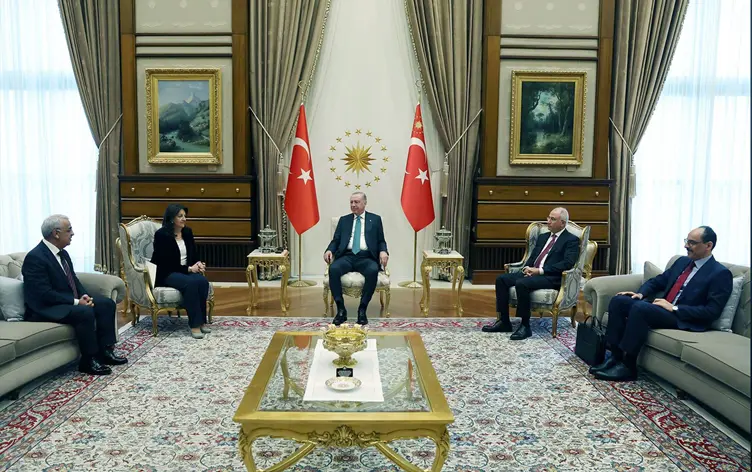 Erdoğan ile görüşen İmralı Heyeti’nden açıklama