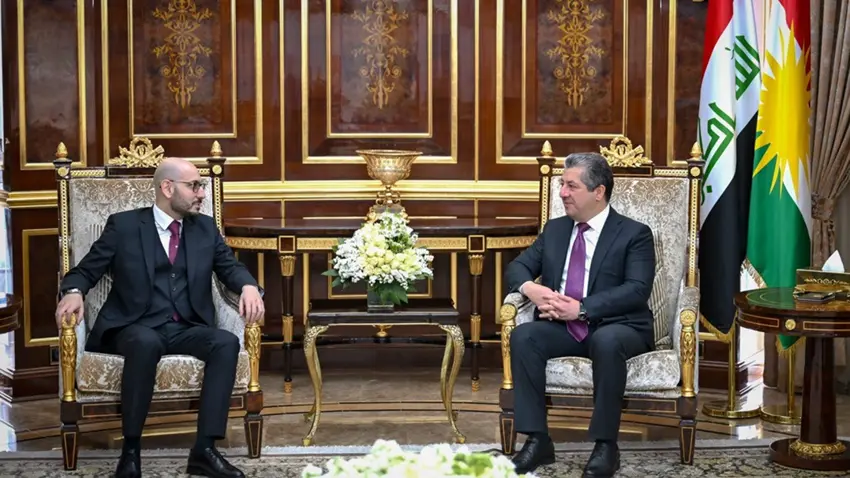 Mesrur Barzani ve Ermenistan Büyükelçisi görüştü