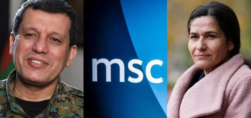 ژەنەڕاڵ مەزڵووم عەبدی و ئیلهام ئەحمەد بەشداری لە کۆڕبەندی ئاسایشی میوونشن دەکەن