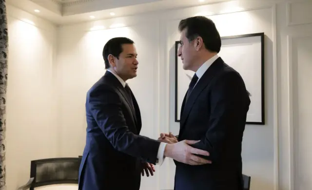 سەرۆکی هەرێمی کوردستان و وەزیری دەرەوەی ئەمریکا كۆبوونه‌وه‌