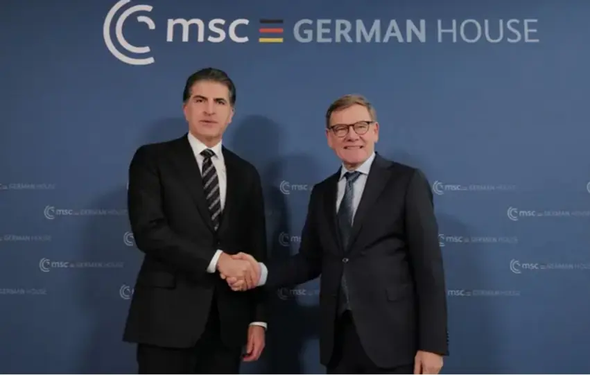 Almanyayê ji bo hewldanên 'Rojava' spasiya Nêçîrvan Barzanî kir