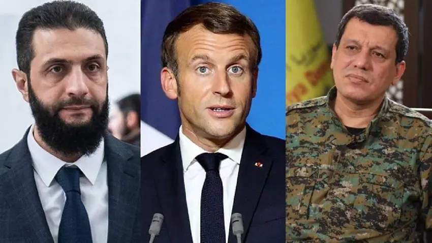 Macron, Abdi’ye anlaşmaya bağlı kalmasını sağlamak için Şara ile görüşme sözü verdi