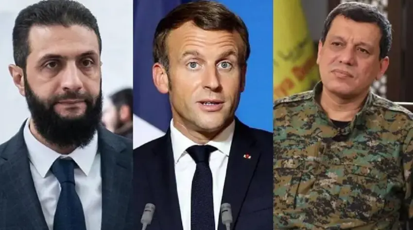 Macron ji bo misogerkirina lihevkirinê soz da Ebdî ku bi Şara re bicive