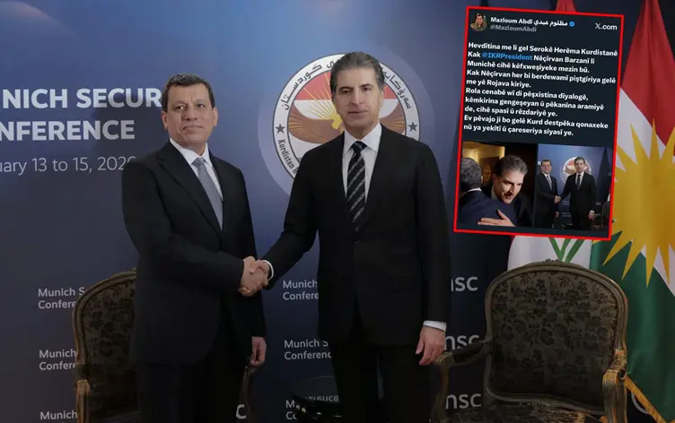 Mazlum Abdi’den Neçirvan Barzani ile görüşmesine dair açıklama