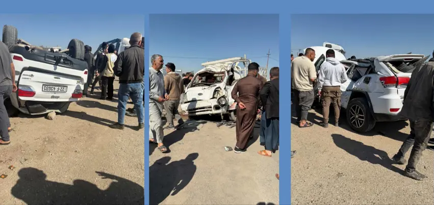 Li Kerkûkê du otomobîl li hev qelibîn: Ajokarekî can da