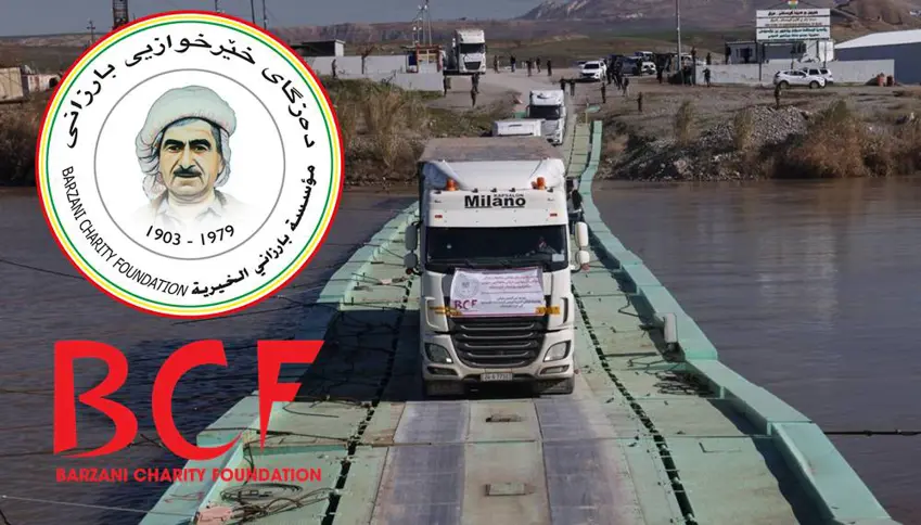 BCF: 314 barhilgirên alîkariyê gihîştin Rojavayê Kurdistanê