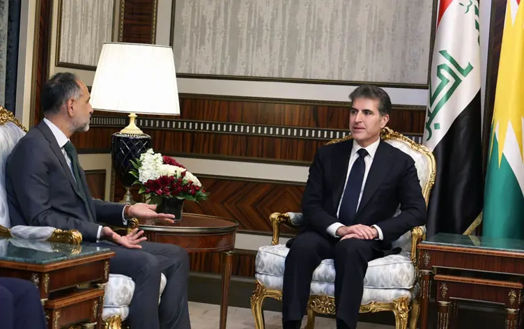 Nêçîrvan Barzanî bi balyozê Brîtanyayê re civiya: Mijar Iraq û Sûriye