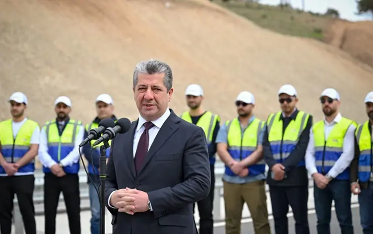Mesrur Barzani, Erbil-Gomespan yolunu hizmete açtı
