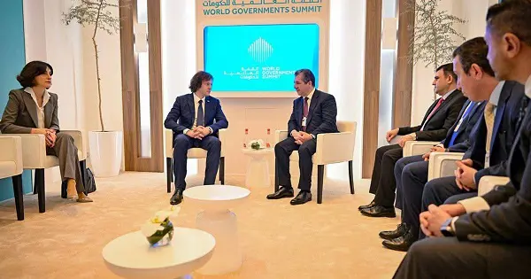 سەرۆکی حکوومەت لەگەڵ سەرۆک وەزیرانی گورجستان کۆبووەوە