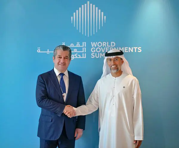 سەرۆکی حکوومەت لەگەڵ وەزیری ووزە و ژێرخانی ئیماراتی کۆبووەوە