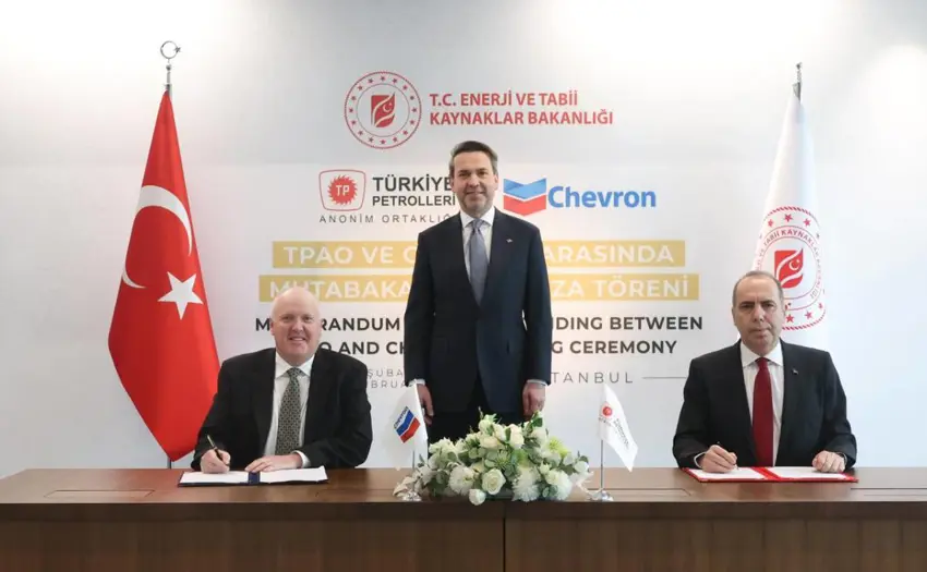 Şîrketa Amerîka Chevron û Tirkiye bi hevre gaz û petrolê derdixin
