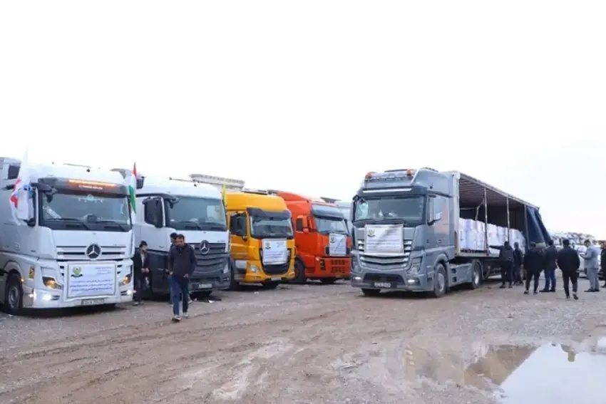 Hikûmeta Herêma Kurdistanê 230 ton alîkarî şand Rojavayê Kurdistanê