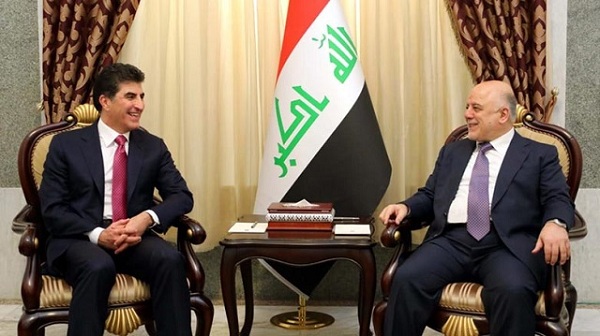 Heyder Ebadî pêswazî li Nêçîrvan Barzanî kir