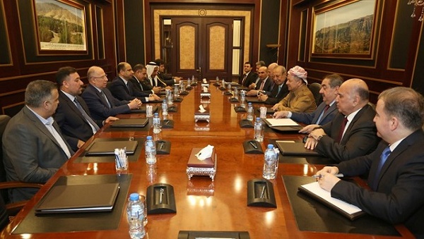 Sanda Sunniyên Iraqê serdana Serok Barzanî kirin