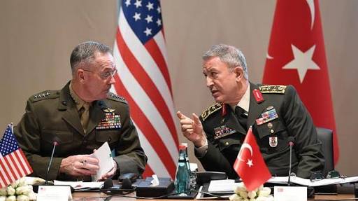 Sererkanên Tirkiye û Amerîkayên li ser Minbicê axivîn