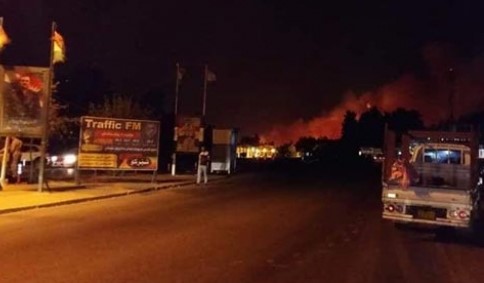 Süleymaniye’deki mühimmat deposunda patlama