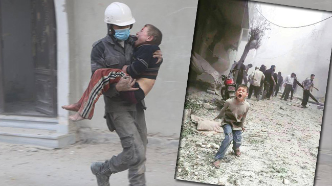 Dogu Guta'da hava saldirilari devam ediyor