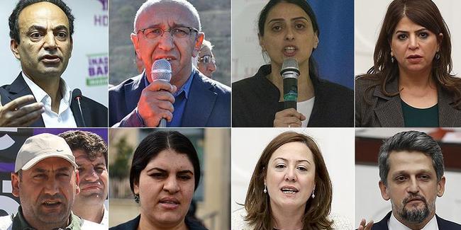 Ji bo 8 parlamenterên HDPê daxwaza rakirina parêzbendiyê