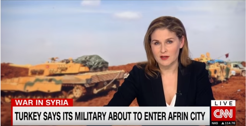 CNN: Afrin'de Türkiye tarafindan bir tarih yok ediliyor!