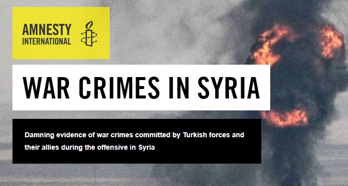 Amnesty bi belgeyan rapora tawanên ser a êrîsên Tirkiyê amade kir