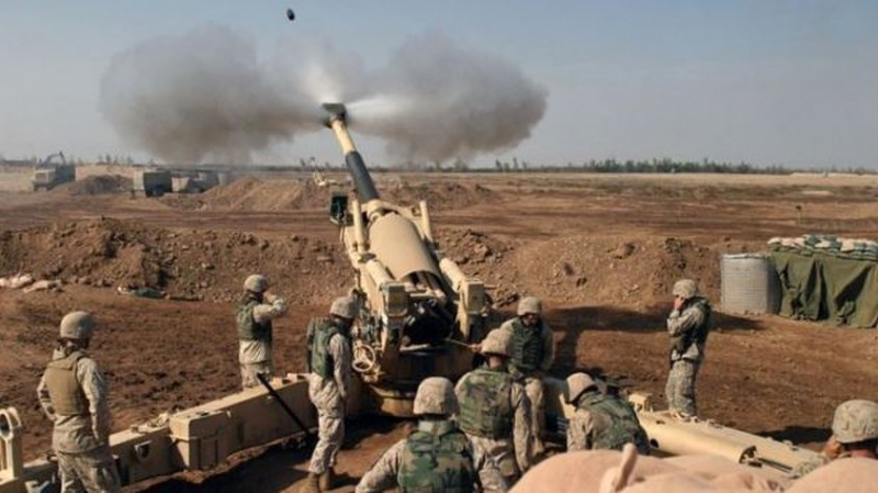 Artêsa Tirkiye êrîsî çeperên YPGê yên Til Rifet û gundên Efrînê kir