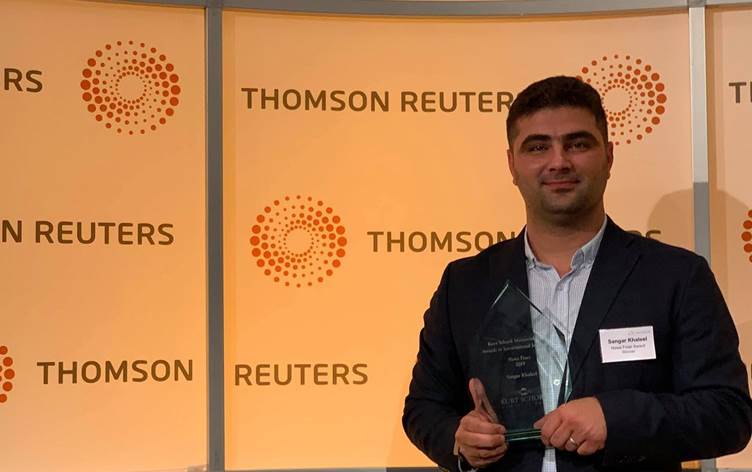 Rojnamevanê Kurd xelata 'Kurt Schork' a 2019an wergirt