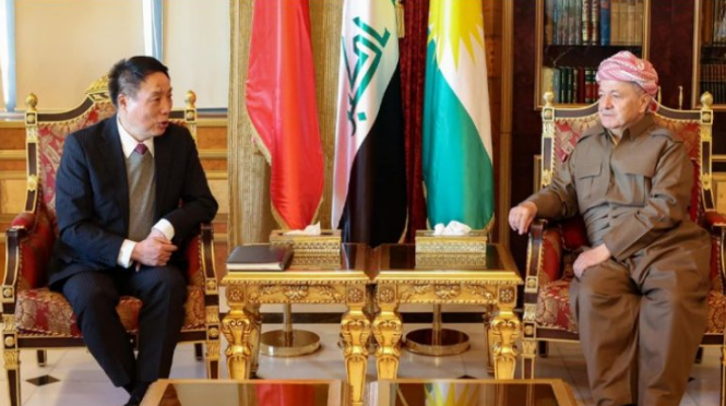 Serok Barzanî, pêswaziya sanda Çînê kir