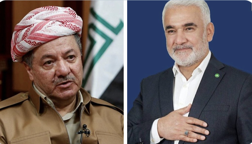 Serok Barzanî, ligel Serokê Gistî yê HUDA PARê axivî