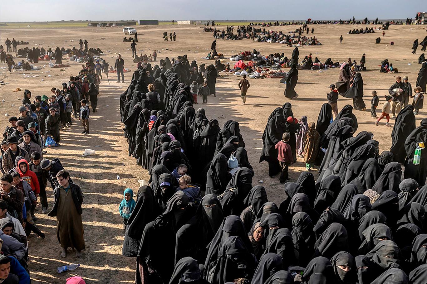 Rojava | SOHR: Bi sedan malbatên DAISê yên girtî hatin berdan