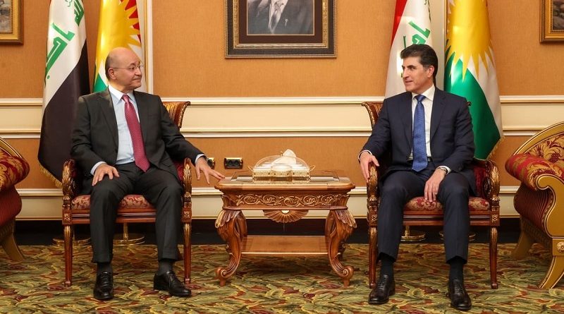 Nêçîrvan Barzanî û Berhem Salih li Koska Selam civiyan