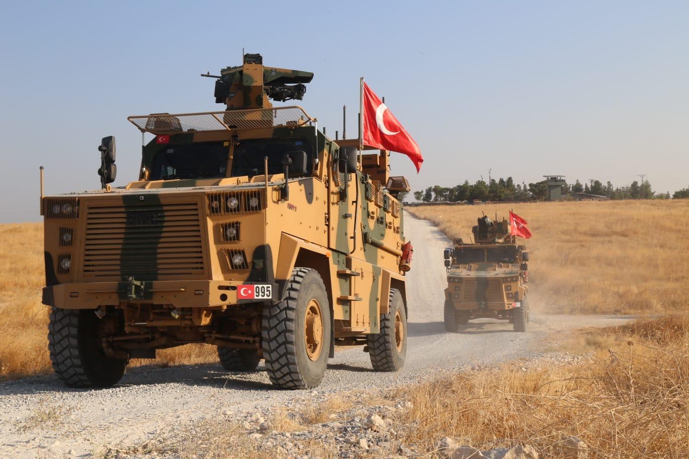 Tirkiye xalên leskerî li gundewarên Serêkaniyê ava dike