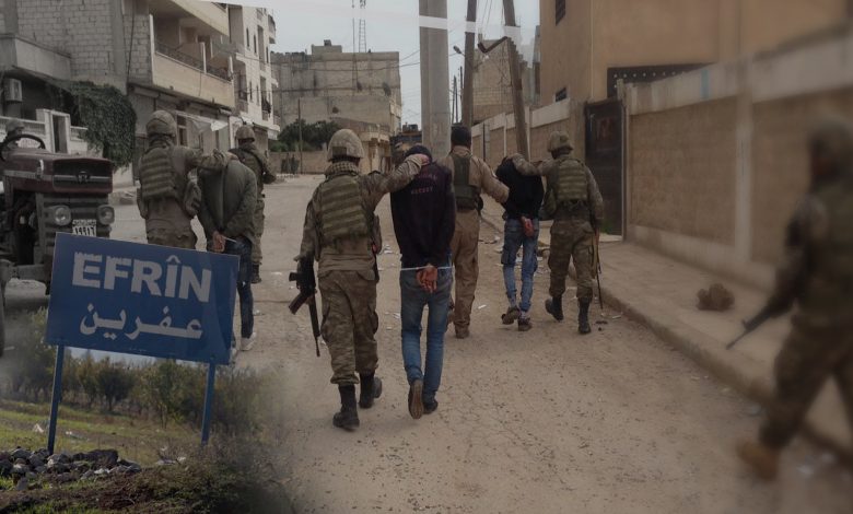 SOHR: Di 48 saetan de li Efrînê zêdetirî 10 welatiyên Kurd hatin revandin