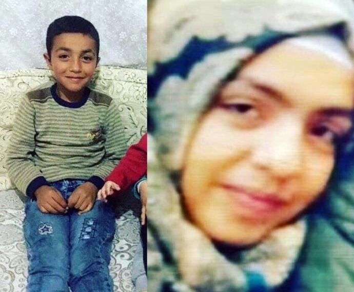 Her du zarokên winda hatin dîtin