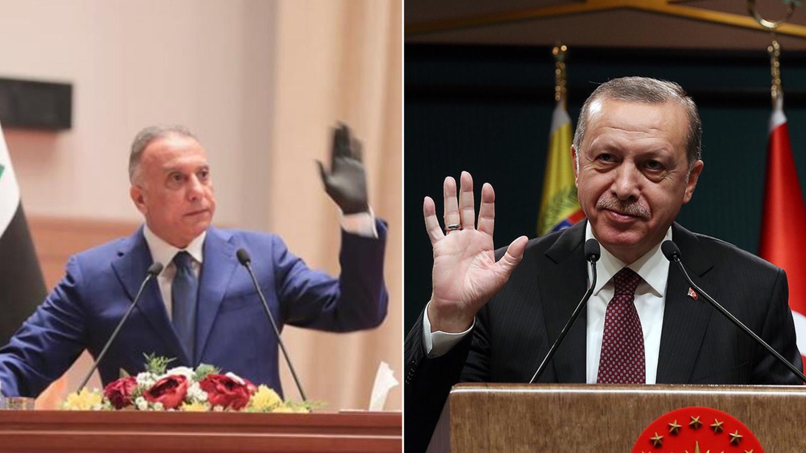 Erdogan pîrozbahî li Mistefa Kazimî kir