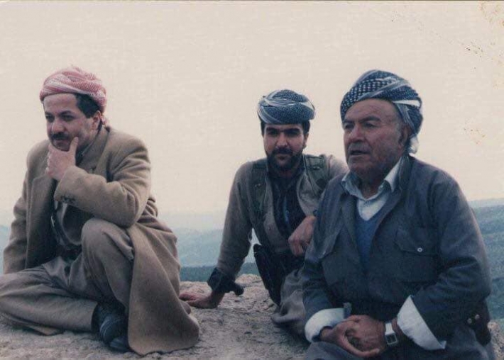 Serok Barzanî sersaxiya malbata Îzet Silêman Beg Dergele kir