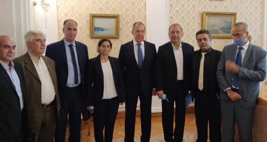 Heyeta Tirkiyê giha Moskowayê Lavrov bi heyeta KDS ê re foto kisand