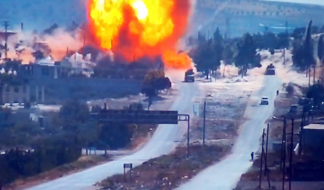 Mayîn bi dewriyeya Rûs-Tirk de hat teqandin: 3 leskerên rûsî birîndar bûn