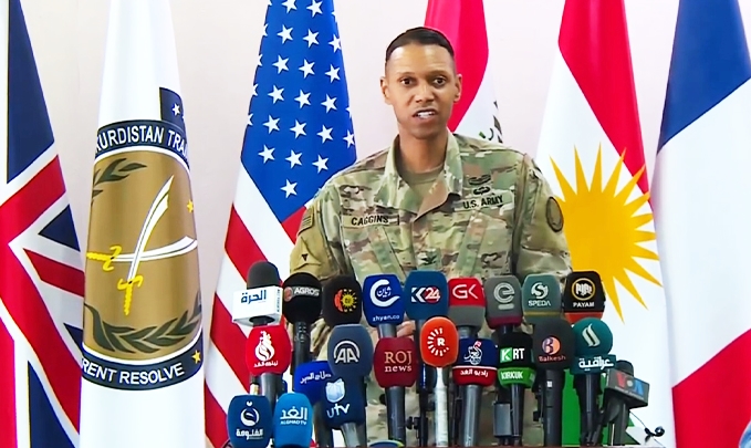 Myles Caggins: Di serê DAISê de roleke berçav a Herêma Kurdistanê hebû