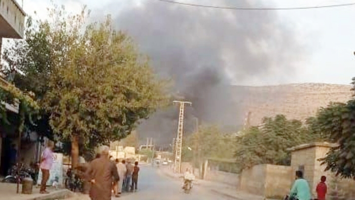 Efrîn | Li baregeha artêsa Tirkiyê teqîneke mezin çêbû