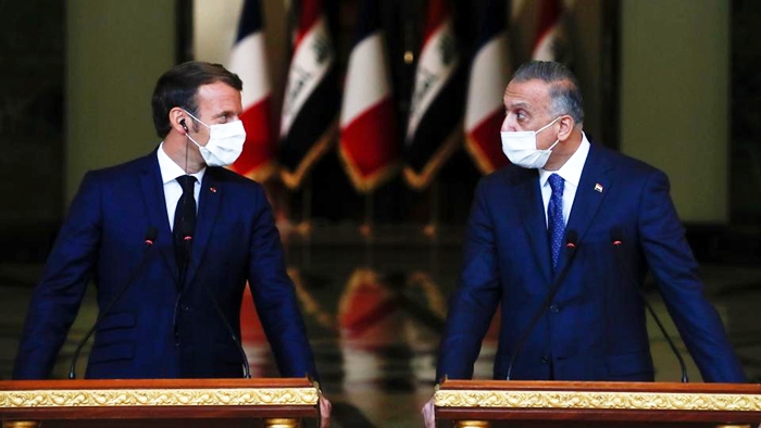 Kazimî ji bo gotûbêjkirina kirîna çekên Fransî diçe Parîsê