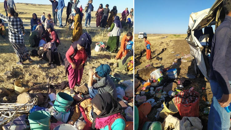 Li Rihaya Bakurê Kurdistanê erebeya karkeran wergeriya: Kesekî wefat kir, 25 kes birîndar bûn